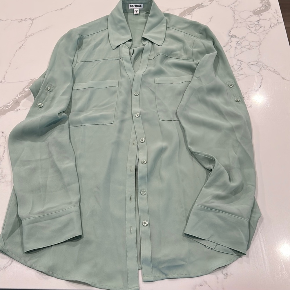 Women’s size medium express polyester blouse